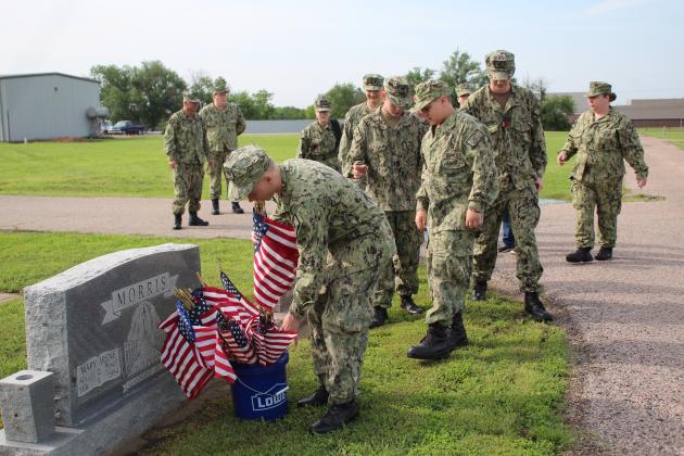 Sea Cadets Prepare For Memorial Day