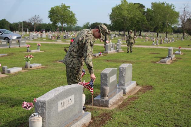 Sea Cadets Prepare For Memorial Day