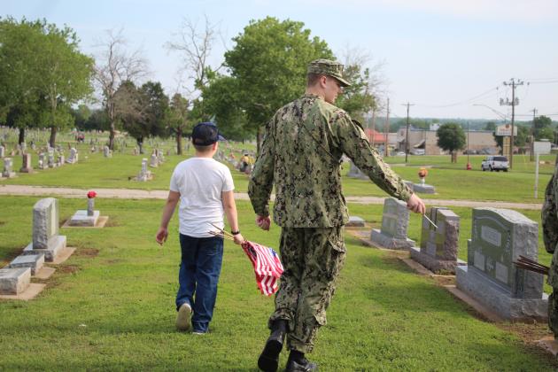 Sea Cadets Prepare For Memorial Day