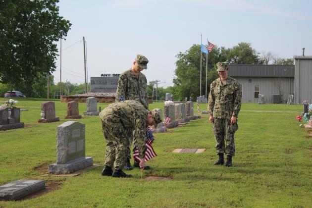 Sea Cadets Prepare For Memorial Day