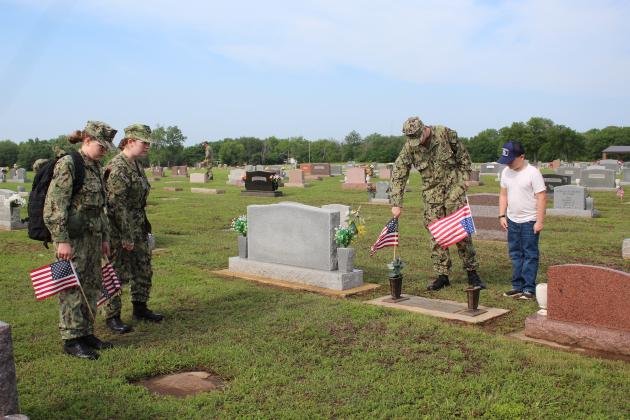Sea Cadets Prepare For Memorial Day