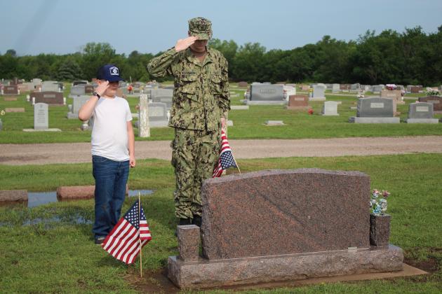 Sea Cadets Prepare For Memorial Day
