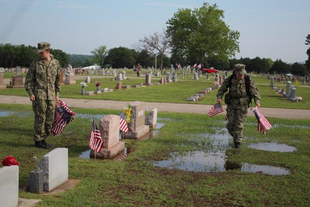 Sea Cadets Prepare For Memorial Day