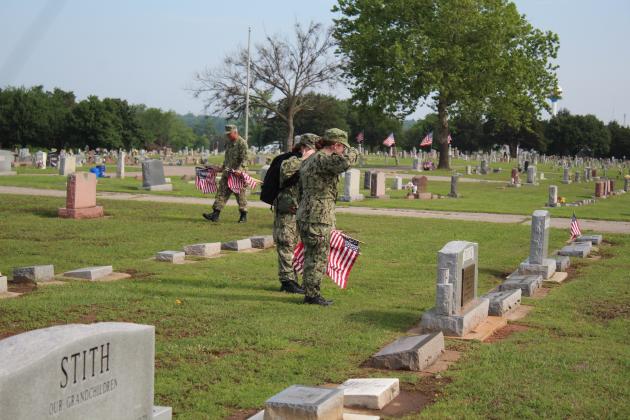 Sea Cadets Prepare For Memorial Day