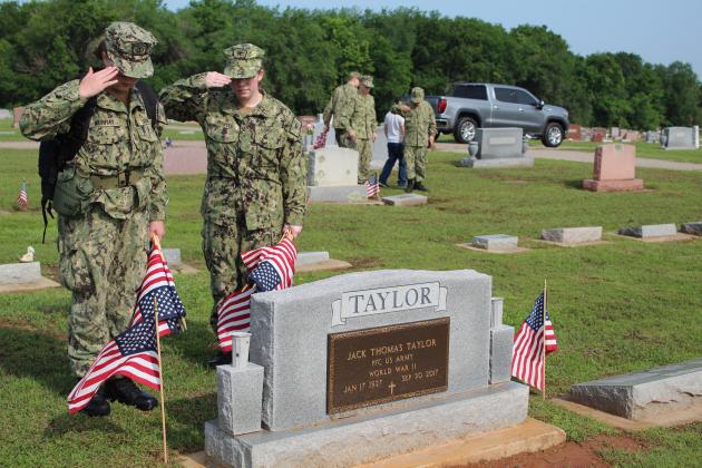 Sea Cadets Prepare For Memorial Day