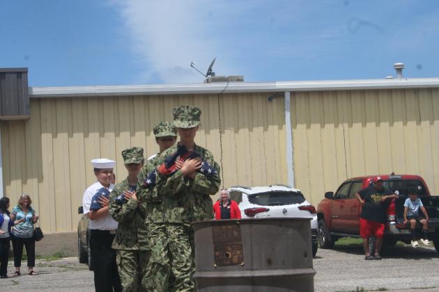 Tecumseh American Legion Hosts Flag Retirement