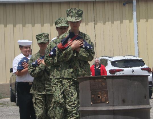 Tecumseh American Legion Hosts Flag Retirement