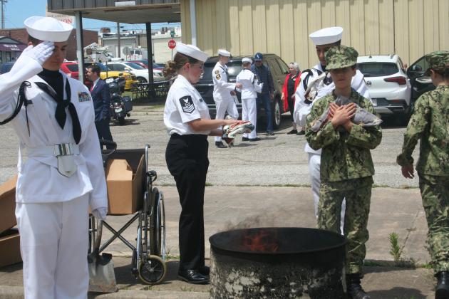 Tecumseh American Legion Hosts Flag Retirement