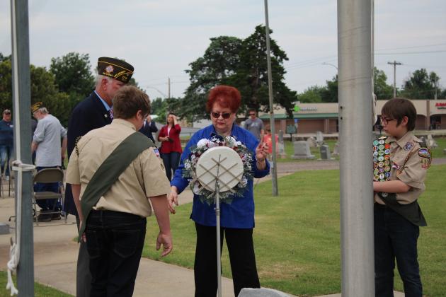 Shawnee Memorial Day Service at Fairview Cemetery