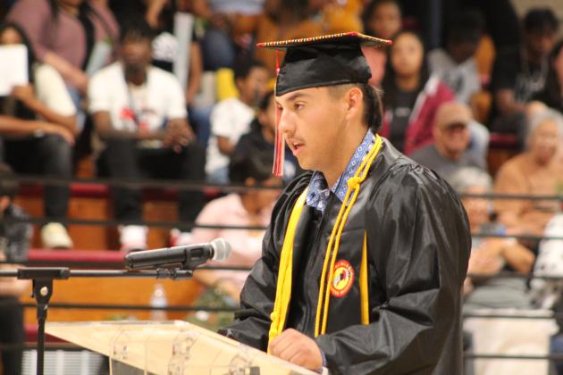 Earlsboro Graduation -Co-Valedictorian Rodney Stryker