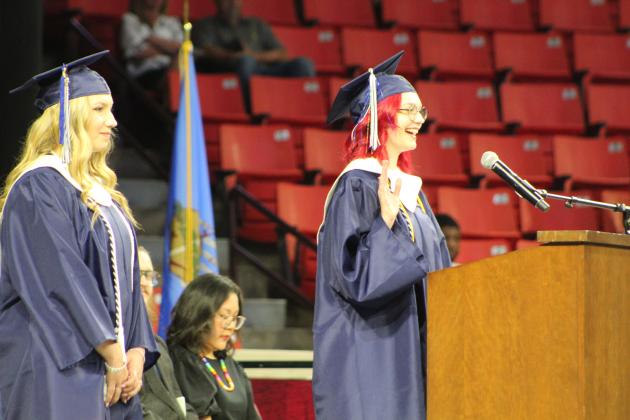 Shawnee Graduation - Senior Class President Ella Kate King