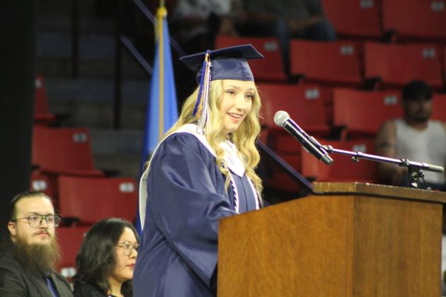 Shawnee Graduation - NHS President Scottland Meier