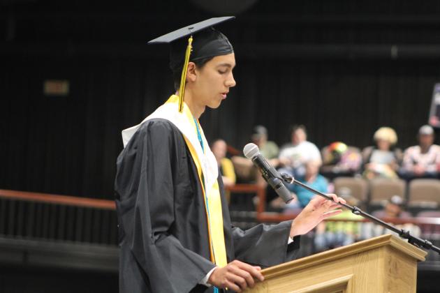 Tecumseh Graduation - Co-Valedictorian Logan Haworth