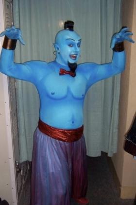Genie in Aladdin at Disneyland
