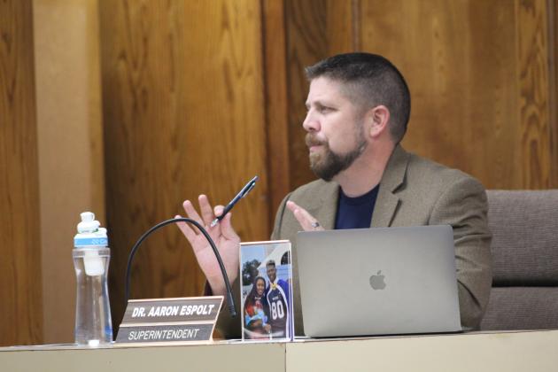 Superintendent Dr. Aaron Espolt