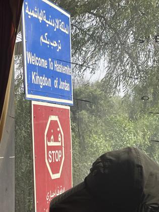 Crossing into the Kingdom of Jordan