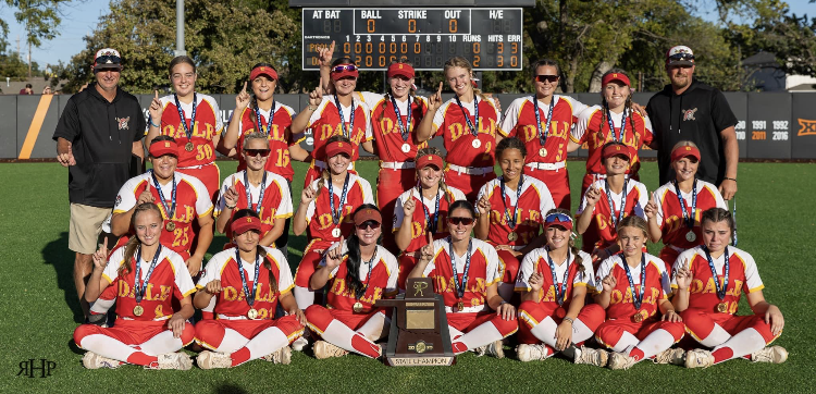 Dale Lady Pirates - Class 2A Fast Pitch Softball State Champions - Photo provided by Rick Hester.