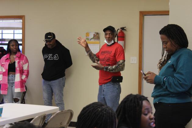 Clarence Cooks, Jr. speaks at the Brooksville 120th Celebration.