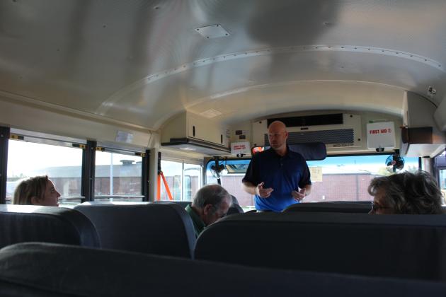 SPS Brings Two New Buses To Electric Vehicle Show