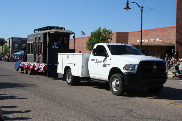 Frontier Days Parade 2023 - City of Tecumseh Float