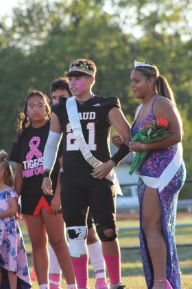 Maud's Fall Homecoming ceremonies were held on Oct. 5, along with the Pink Out game against Fox. Maud sophomore Beau Willis and junior Amerikus Street were crowned the Prince and Princess, respectively. Countywide &amp; Sun/Natasha Dunagan