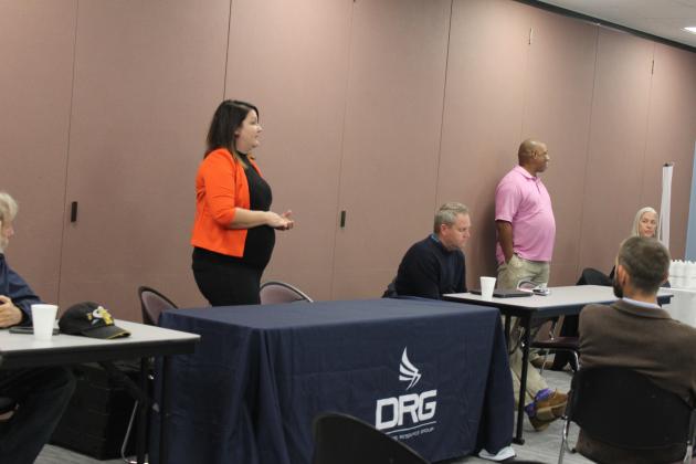 Delaware Resource Group representative speaks