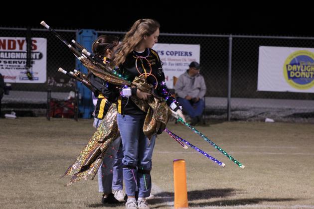 Savage Pride Marching Band Light Show
