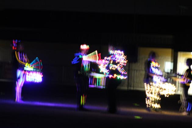Savage Pride Marching Band Light Show