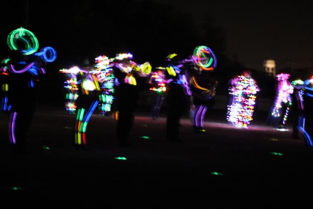 Savage Pride Marching Band Light Show