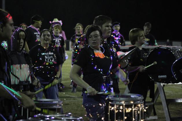 Savage Pride Marching Band Light Show