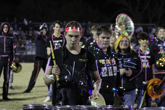 Savage Pride Marching Band Light Show