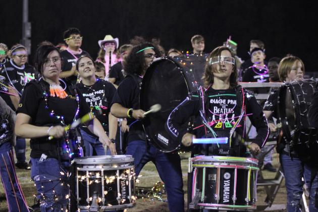 Savage Pride Marching Band Light Show