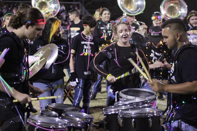 Savage Pride Marching Band Light Show