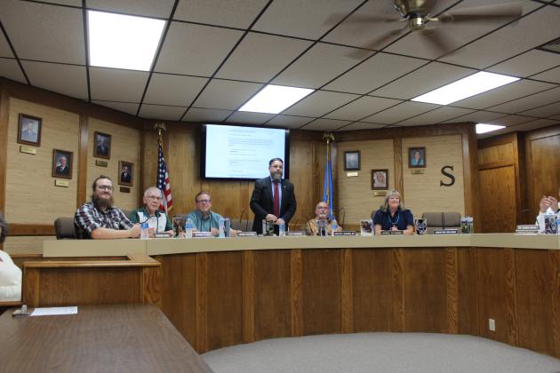 Board President Clif Harden is a veteran.