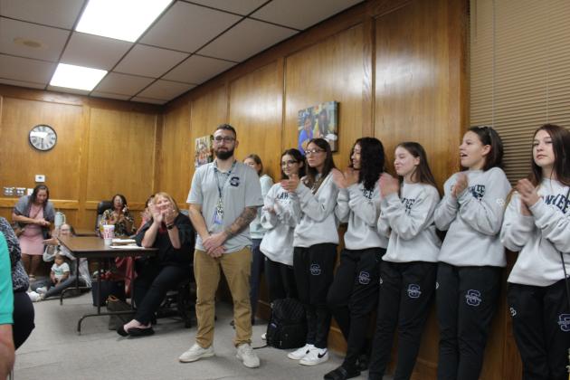 Wrestling Coach Andrew McCune is a veteran.