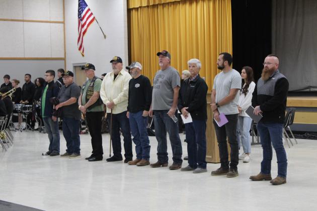 Tecumseh Veterans Day Assembly: Veterans Parade