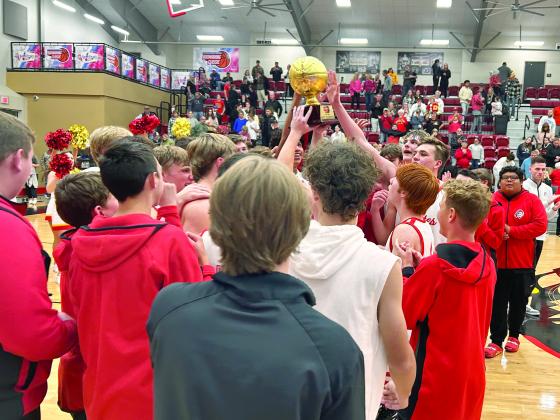 Dale Pirates celebrate their tournament win.