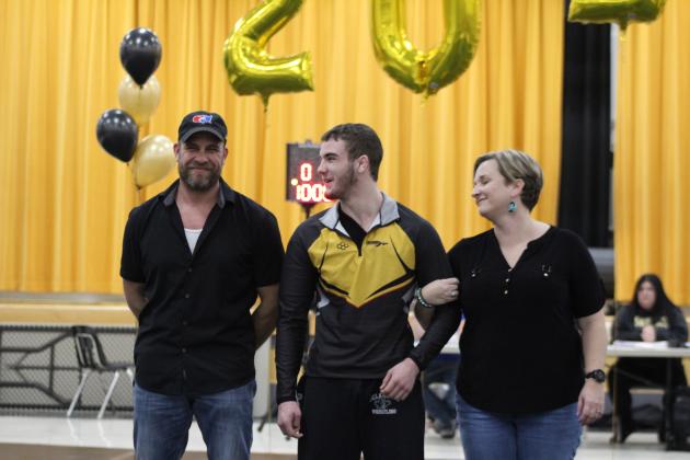 Tecumseh Wrestling Senior Night