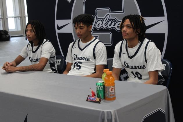 SHS Media Day: Deetrick Beavers, Rah'Mel Slaughter and Zyron Campbell answer questions on the last panel.