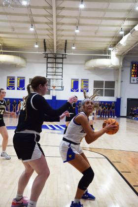 Bethel's Alexis Tucker fights for the rebound in the game against Tecumseh on Feb. 2nd.  Countywide &amp; Sun/Julie Talton