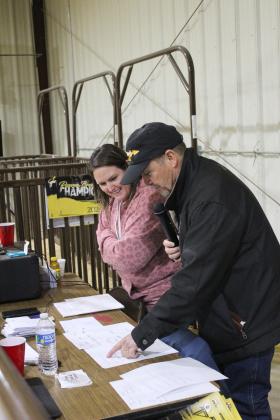 Oklahoma State Rep. and former Tecumseh Agriculture Teacher Danny Sterling was the emcee for the Tecumseh 4-H and FFA Local Livestock Show, Feb. 17. Countywide &amp; Sun/Natasha Dunagan