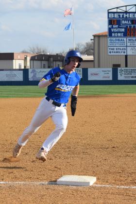 Bethel's RJ Morris rounds third on his way to home plate. Bethel won this home matchup 5-3 on Mar. 12 after beating them on away the day before 14-3. Countywide &amp; Sun/Julie Talton