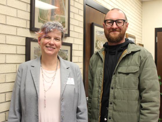 Shawnee City Manager Andrea Weckmueller-Behringer &amp; Shawnee Assistant City Manager Danny Vise