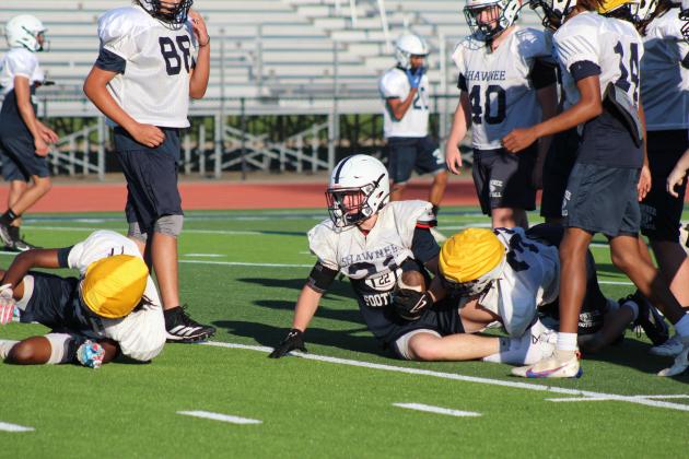 Football Wolves Play for First Time on Turf