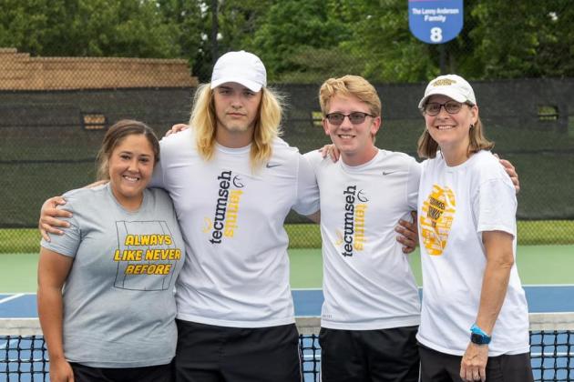 Tecumseh Boys Tennis Doubles Compete At State