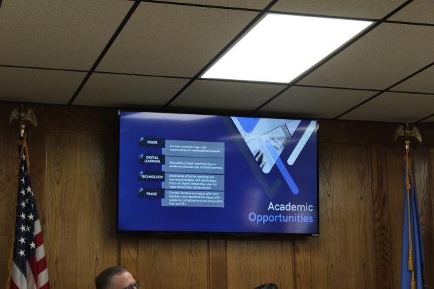 A slide in Cherity Pennington's report
