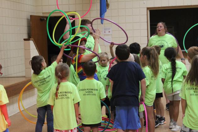 Inspyral Circus Performer at Tecumseh Library