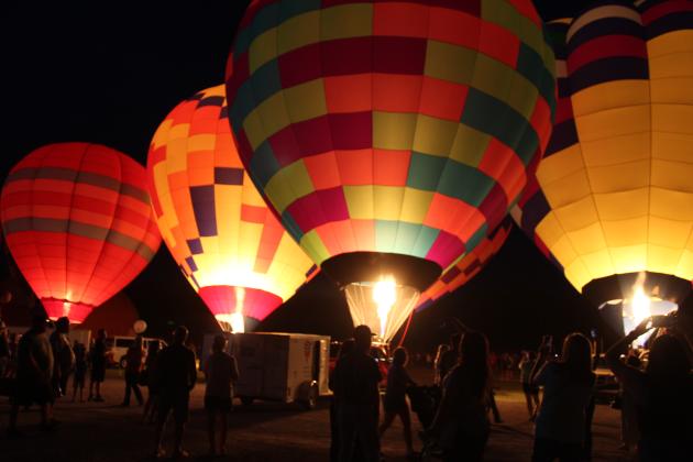 FireLake Fireflight Balloon Festival - Aug. 9 Balloon Glow