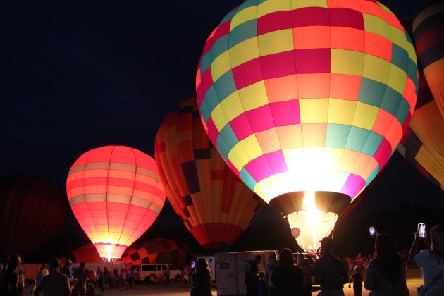 FireLake Fireflight Balloon Festival - Aug. 9 Balloon Glow