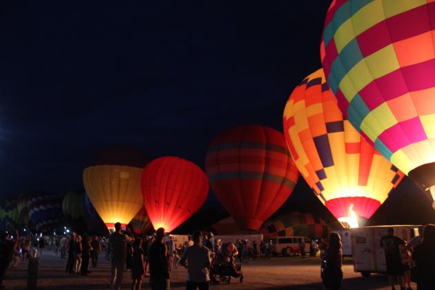 FireLake Fireflight Balloon Festival - Aug. 9 Balloon Glow